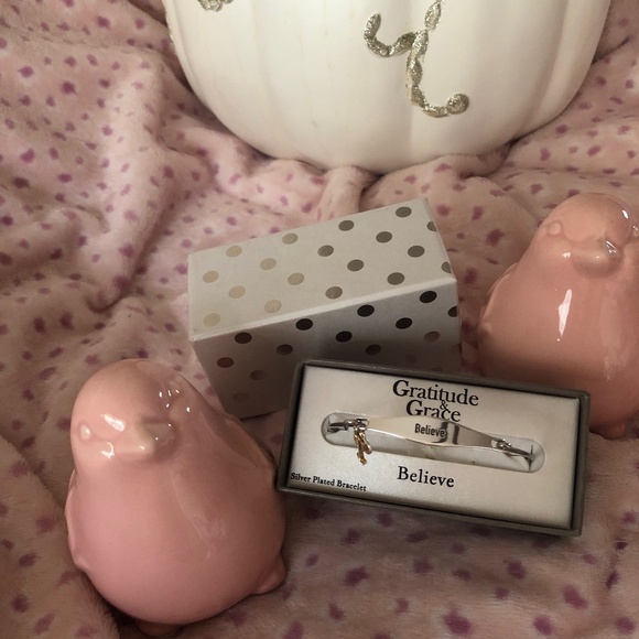 New in box Gratitude and Grace silver plated Believe bracelet - Picture 1 of 5